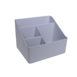 Organizer για καλλυντικά ή μολυβοθήκη, γκρι, 18x13,5x15 εκ. Organizer για καλλυντικά ή μολυβοθήκη, γκρι, 18x13,5x15 εκ.